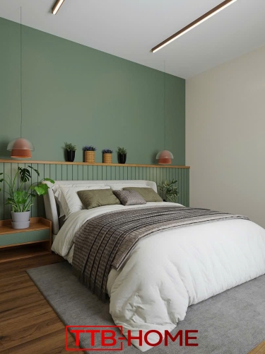 Giường bọc nệm cao cấp TTB39