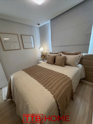 Giường bọc nệm cao cấp TTB43