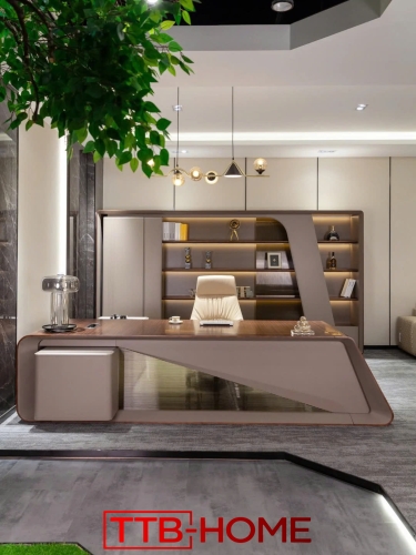 Bàn làm việc giám đốc + trưởng phòng BLVGD15