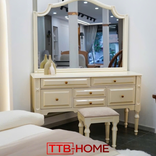 Giường bọc nệm cao cấp TTB08