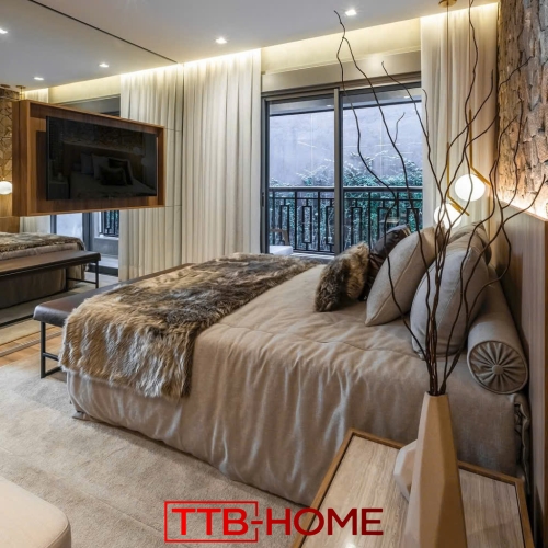 giường ngủ bọc vải 