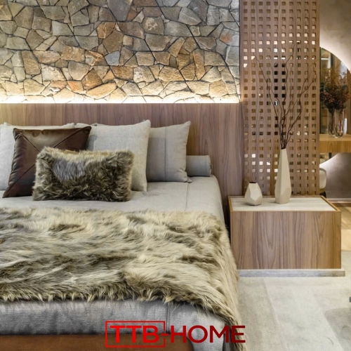 giường ngủ bọc vải TTB08