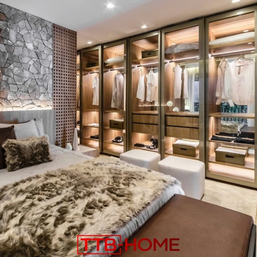 giường ngủ bọc vải 