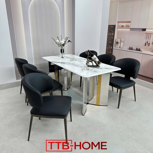 BỘ BÀN ĂN CAO CẤP HIỆN ĐẠI TTB HOME MÃ KH009 