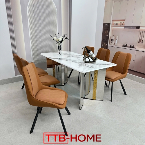 BỘ BÀN ĂN CAO CẤP HIỆN ĐẠI TTB HOME MÃ KH009 