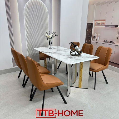 BỘ BÀN ĂN CAO CẤP HIỆN ĐẠI TTB HOME MÃ KH009 