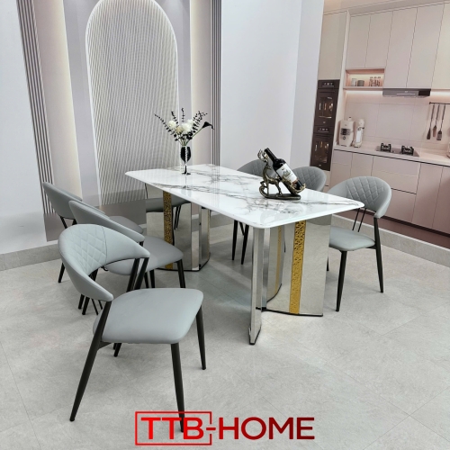 BỘ BÀN ĂN CAO CẤP HIỆN ĐẠI TTB HOME MÃ KH009 