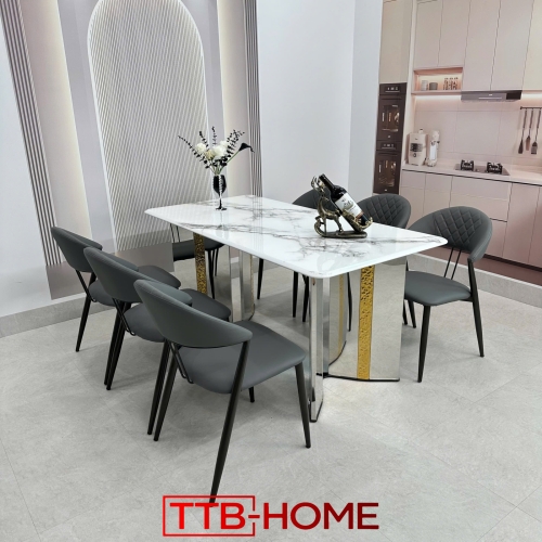 BỘ BÀN ĂN CAO CẤP HIỆN ĐẠI TTB HOME MÃ KH009 