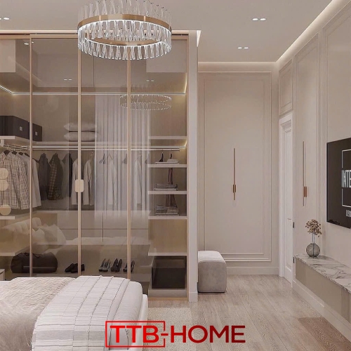 Giường bọc nệm cao cấp TTB 04