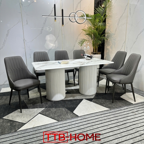 THIẾT KẾ BỘ BÀN ĂN CAO CẤP TTB HOME KH043 