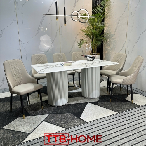 THIẾT KẾ BỘ BÀN ĂN CAO CẤP TTB HOME KH043 