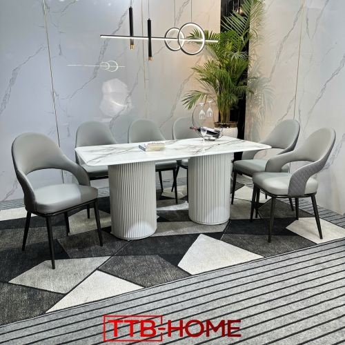 THIẾT KẾ BỘ BÀN ĂN CAO CẤP TTB HOME KH043 