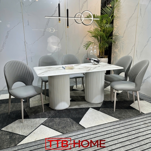 THIẾT KẾ BỘ BÀN ĂN CAO CẤP TTB HOME KH043 