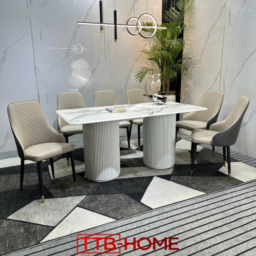 THIẾT KẾ BỘ BÀN ĂN CAO CẤP TTB HOME KH043 