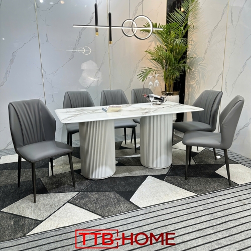 THIẾT KẾ BỘ BÀN ĂN CAO CẤP TTB HOME KH043 
