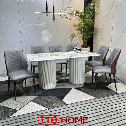 THIẾT KẾ BỘ BÀN ĂN CAO CẤP TTB HOME KH043 