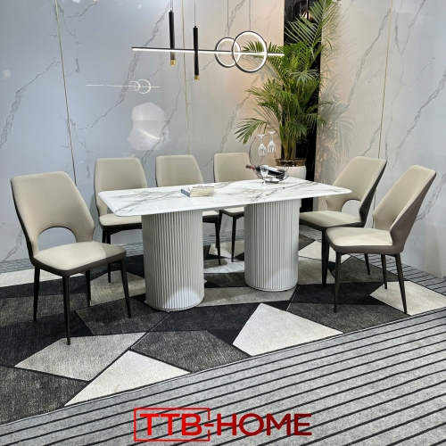 THIẾT KẾ BỘ BÀN ĂN CAO CẤP TTB HOME KH043 