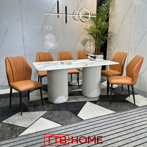 THIẾT KẾ BỘ BÀN ĂN CAO CẤP TTB HOME KH043 
