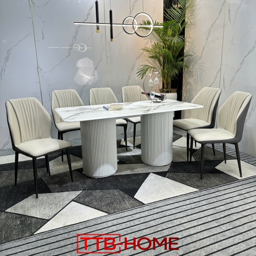 THIẾT KẾ BỘ BÀN ĂN CAO CẤP TTB HOME KH043 