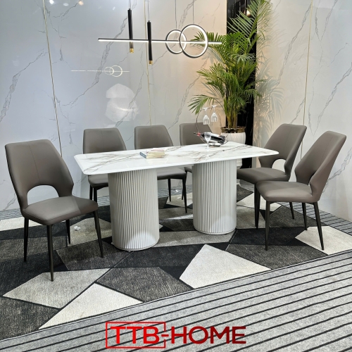 THIẾT KẾ BỘ BÀN ĂN CAO CẤP TTB HOME KH043 