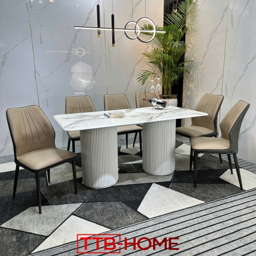 THIẾT KẾ BỘ BÀN ĂN CAO CẤP TTB HOME KH043 