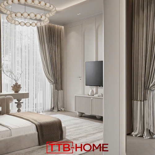 Giường bọc nệm cao cấp TTB10