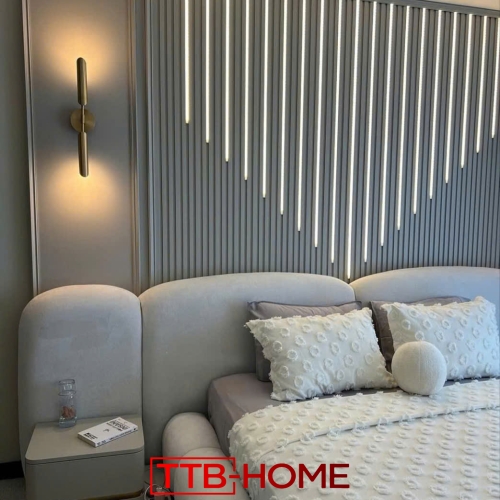 Giường bọc nệm cao cấp TTB09