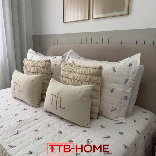 Giường bọc nệm cao cấp TTB11