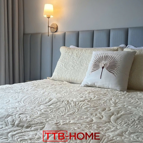 Giường bọc nệm cao cấp TTB15