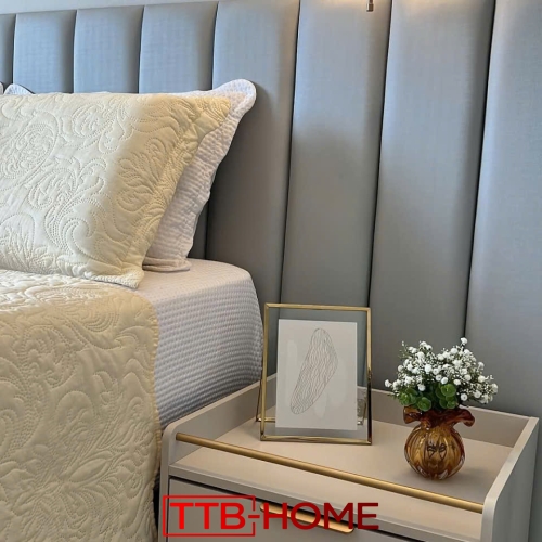 Giường bọc nệm cao cấp TTB15