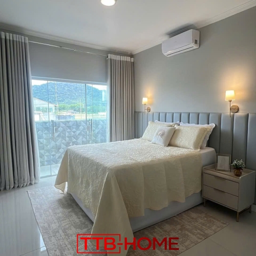 Giường bọc nệm cao cấp TTB15