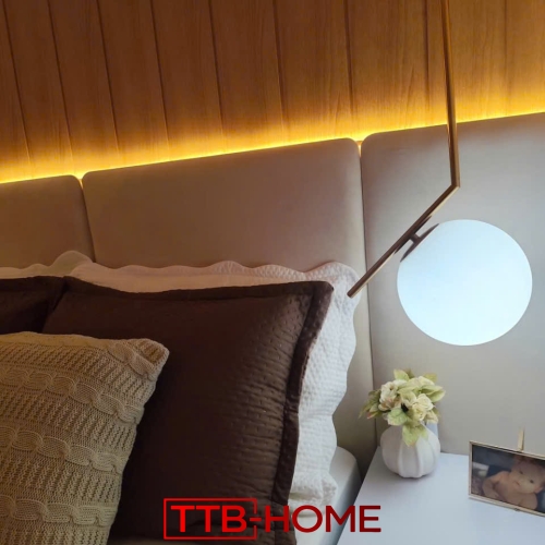 Giường bọc nệm cao cấp TTB18