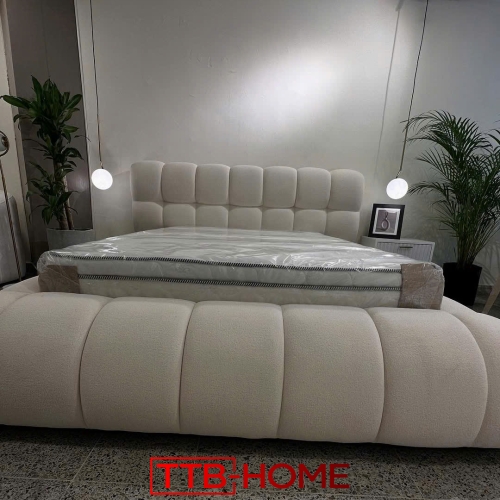 Giường bọc nệm cao cấp TTB19