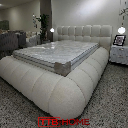 Giường bọc nệm cao cấp TTB19