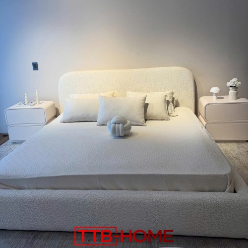 Giường bọc nệm cao cấp TTB20