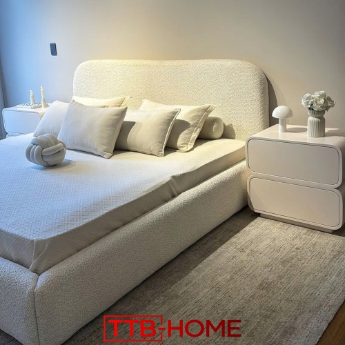 Giường bọc nệm cao cấp TTB20