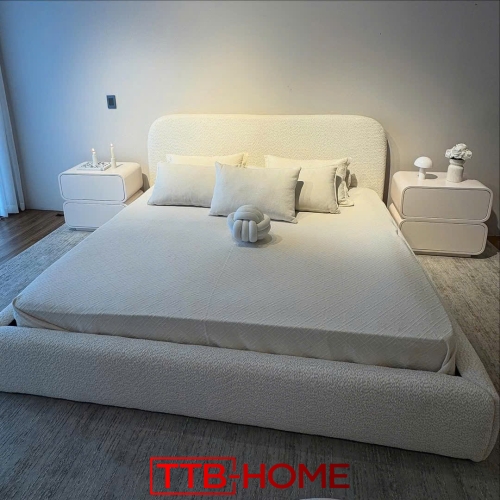 Giường bọc nệm cao cấp TTB20