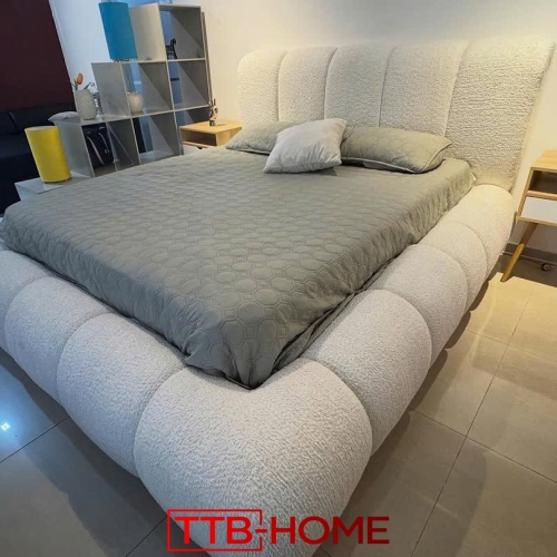 Giường bọc nệm cao cấp TTB21