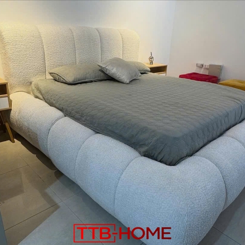 Giường bọc nệm cao cấp TTB21