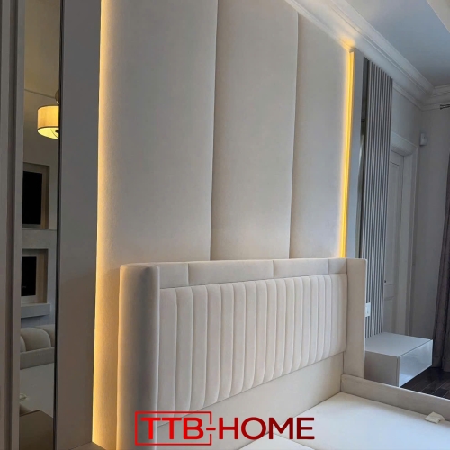 Giường bọc nệm cao cấp TTB24