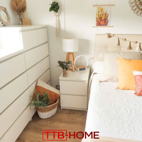 Giường bọc nệm cao cấp TTB26