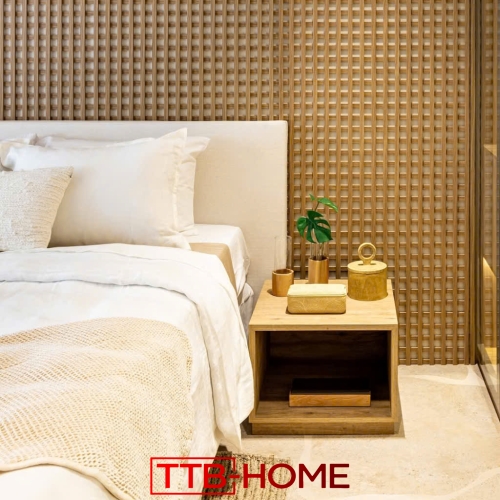 Giường bọc nệm cao cấp TTB27