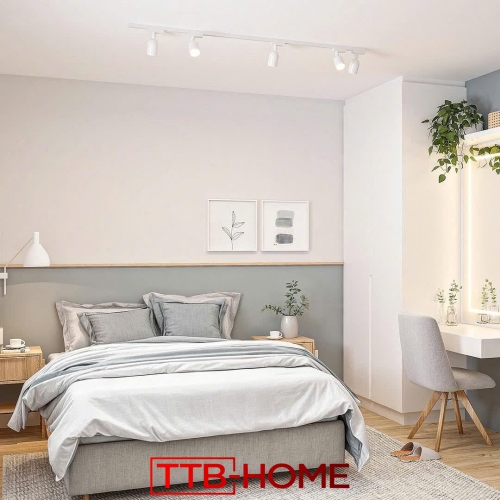 Giường bọc nệm cao cấp TTB33