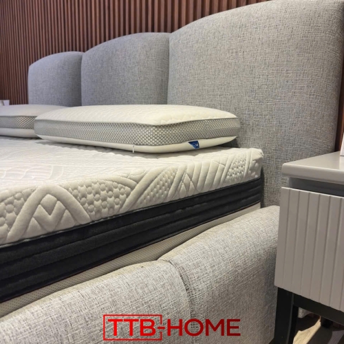 Giường bọc nệm cao cáo 