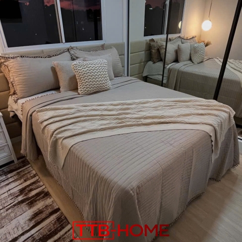 Giường bọc nệm cao cấp TTB42 