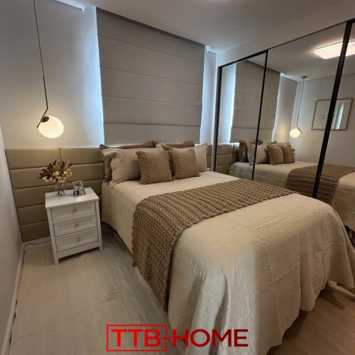 Giường bọc nệm cao cấp TTB43