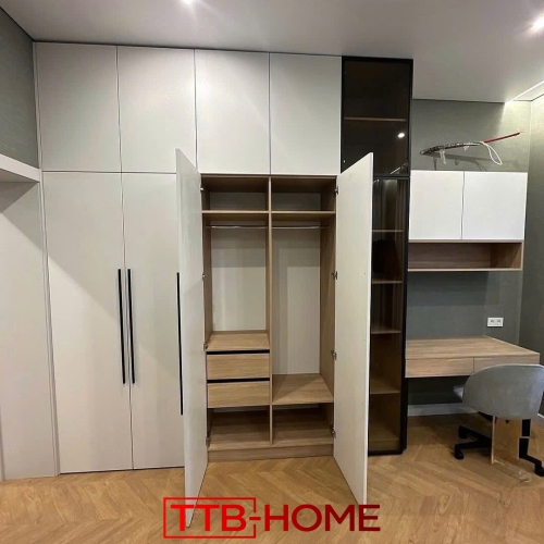 Tủ Quần Áo ván MDF chống ẩm cao cấp 36