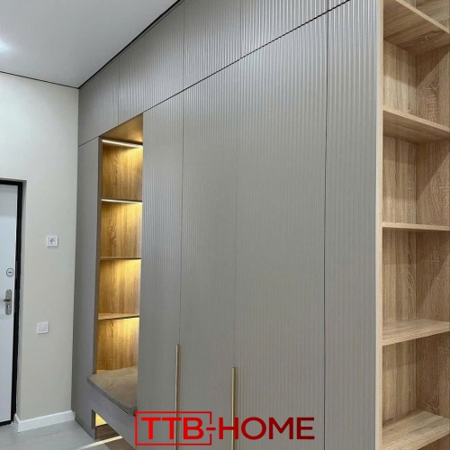 Tủ Quần Áo ván MDF chống ẩm cao cấp 66
