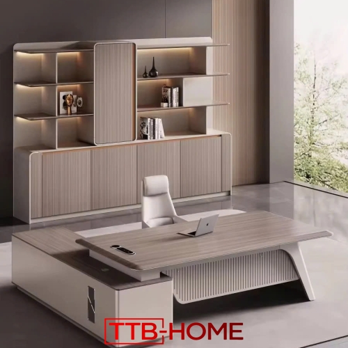 Bàn làm việc giám đốc + trưởng phòng BLVGD08