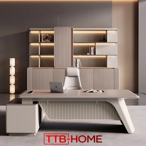 Bàn làm việc giám đốc + trưởng phòng BLVGD08